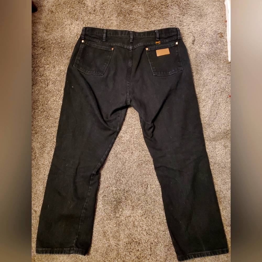 black wrangler jeans 40x30
